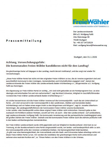 Achtung Verwechslungsgefahr 