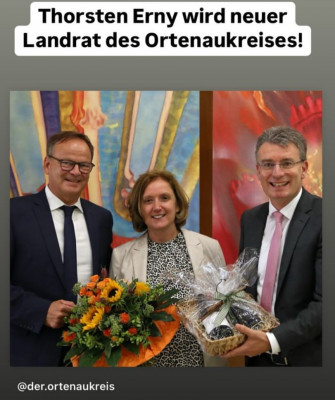 neuer Landrat Thorsten Erny ab September 2024 