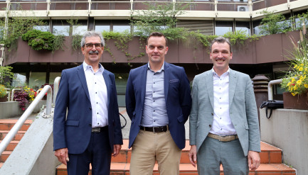 neue Fraktionssprecher der FW im Kreistag 2024 Erik Weide Eberhard Roth und Marco Gutmann